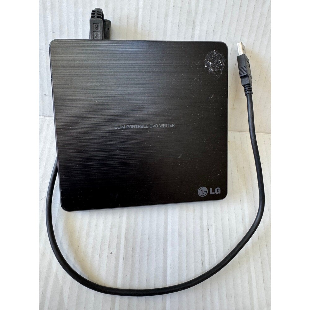 LG Slim Portable DVD Writer Model GP60NB50 External USB Connection /optical